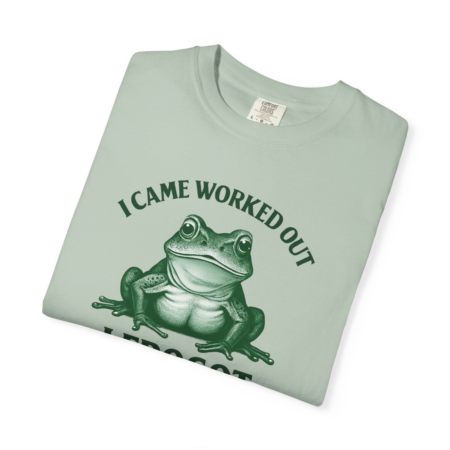 Playful Frog Gym Tee - Funny Workout T-Shirt, Unisex Humor Shirt, Gift for Fitness Lovers, Cute Gym Outfits, Casual Wear
