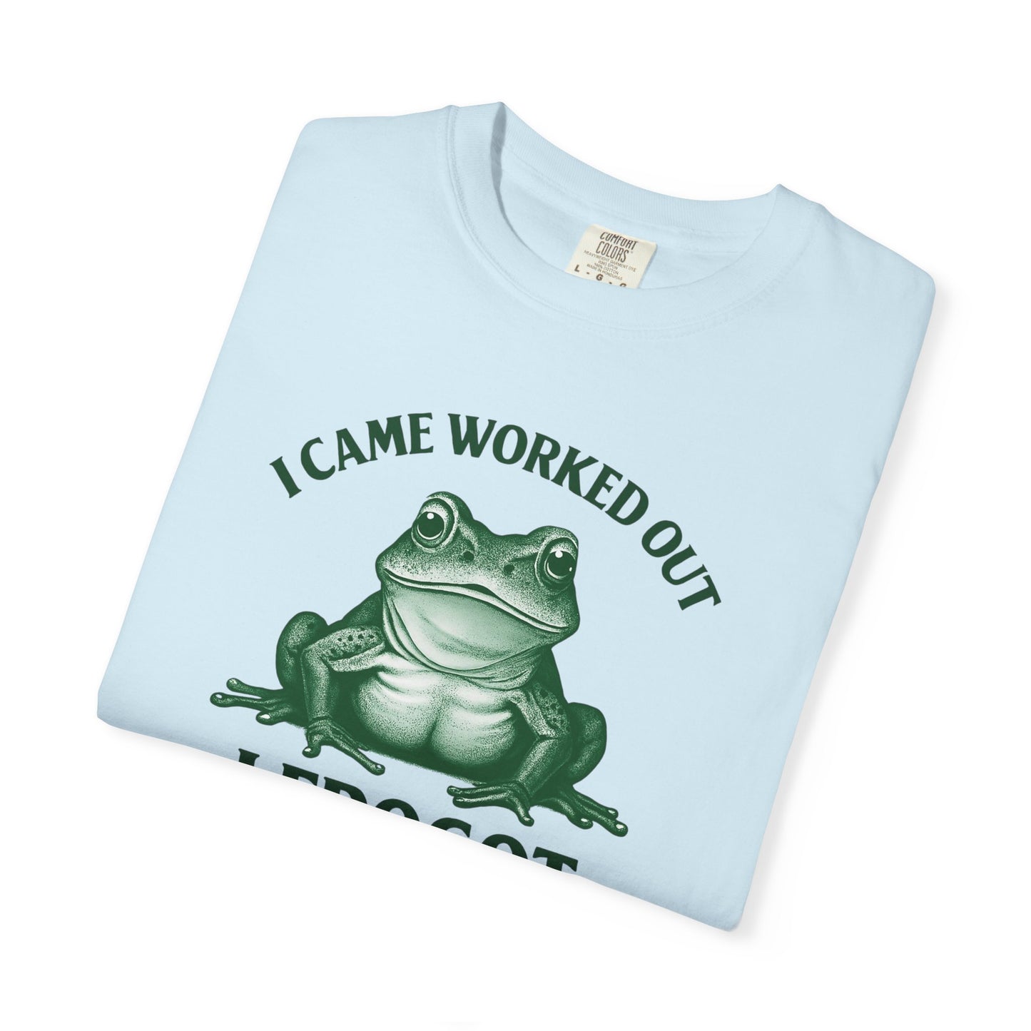 Playful Frog Gym Tee - Funny Workout T-Shirt, Unisex Humor Shirt, Gift for Fitness Lovers, Cute Gym Outfits, Casual Wear