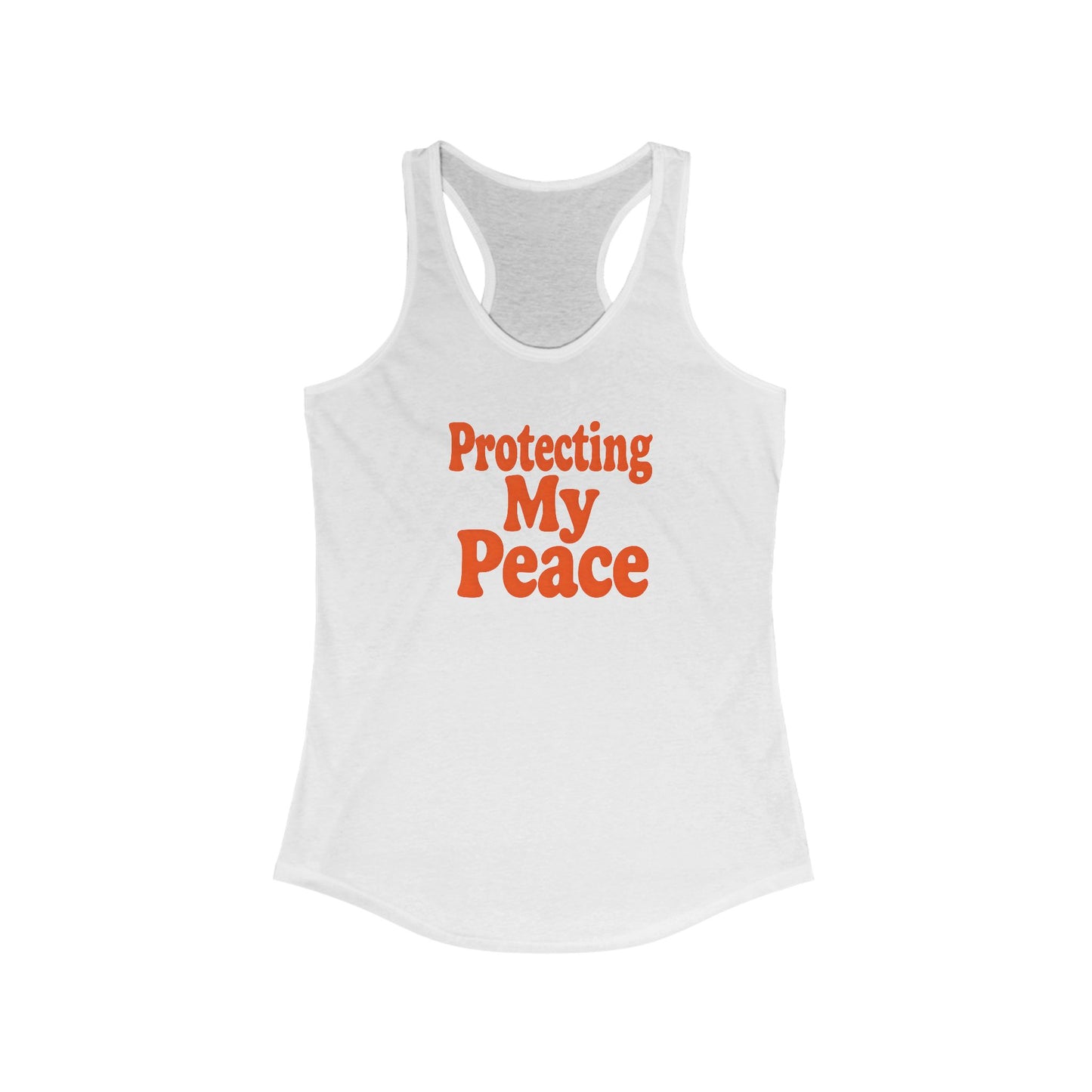 Protecting My Peace Racerback Tank for Women