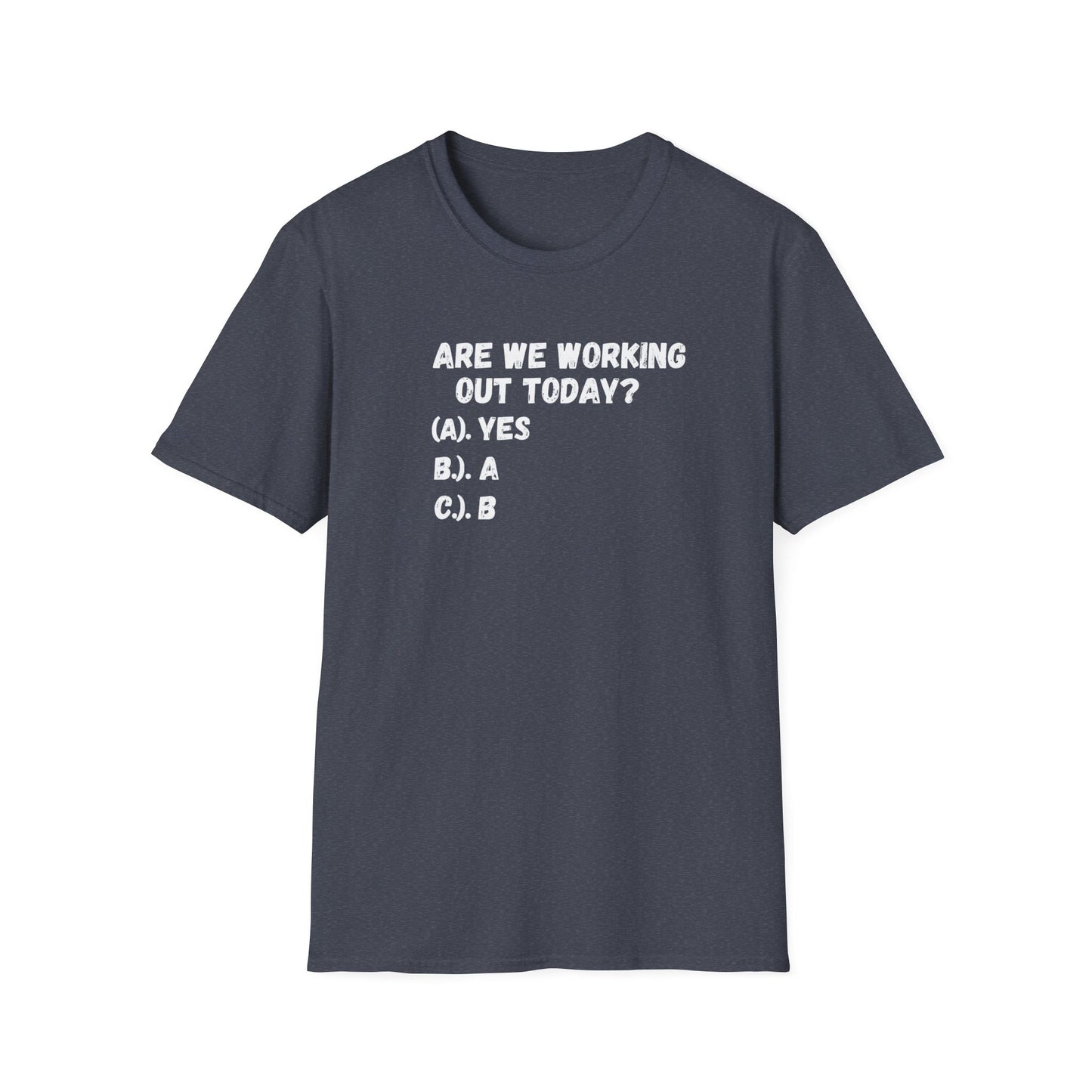 Funny Workout Decision T-Shirt, Gift for Fitness Lovers, Gym Humor Tee, Unisex Workout Shirt, Motivational Gym Apparel