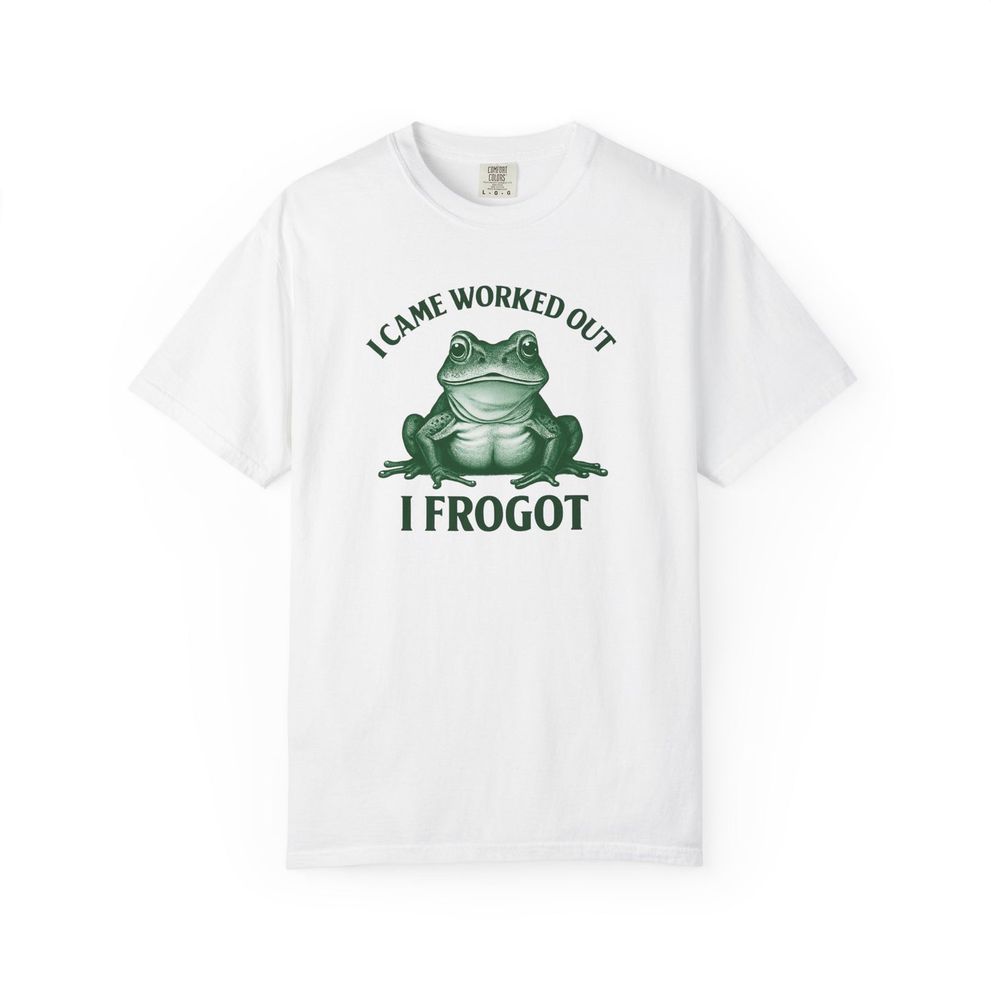 Playful Frog Gym Tee - Funny Workout T-Shirt, Unisex Humor Shirt, Gift for Fitness Lovers, Cute Gym Outfits, Casual Wear