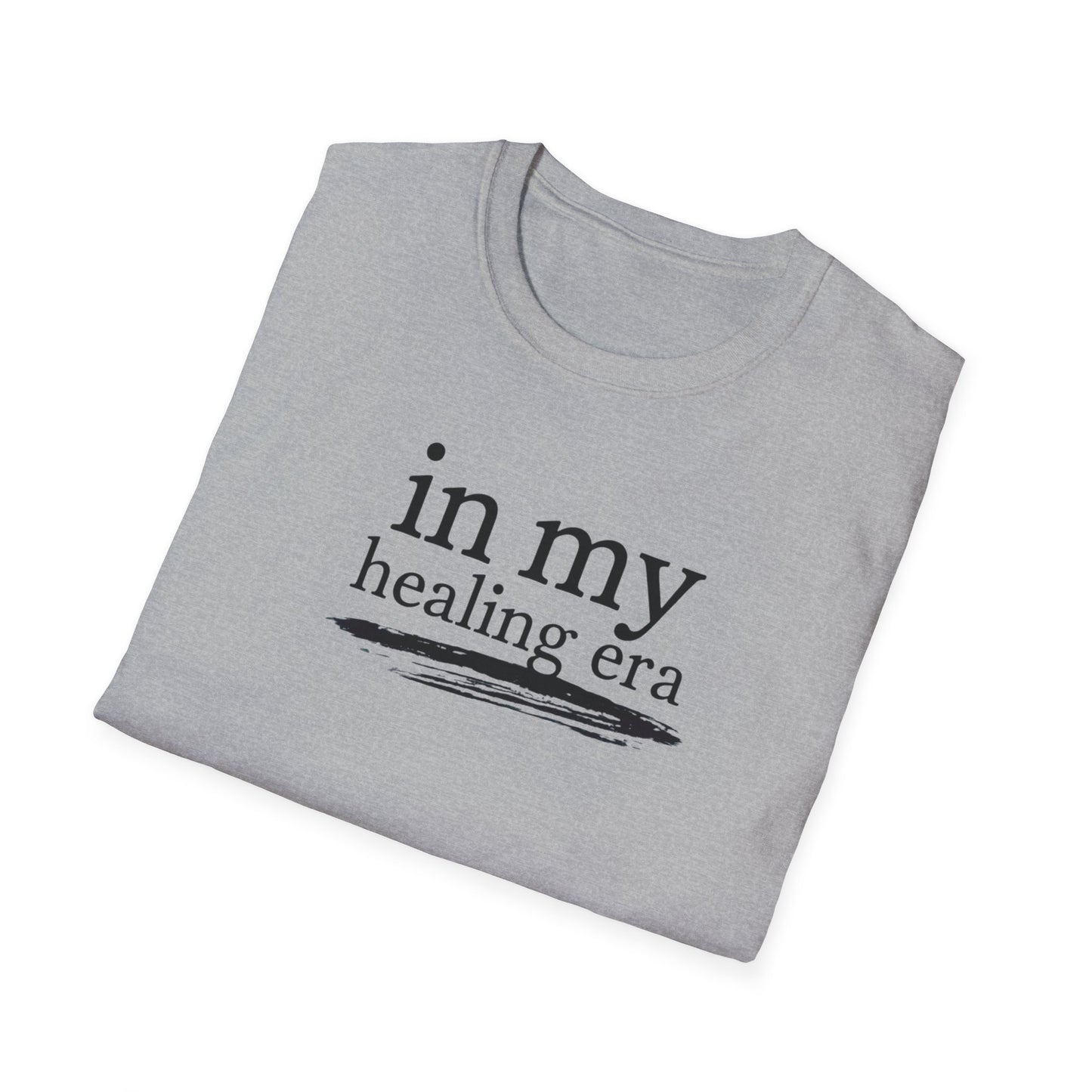 Healing Era T-Shirt, Soft Cotton Tee for Self-Care, Gift for Friends, Motivational Apparel, Mental Health Awareness Tee