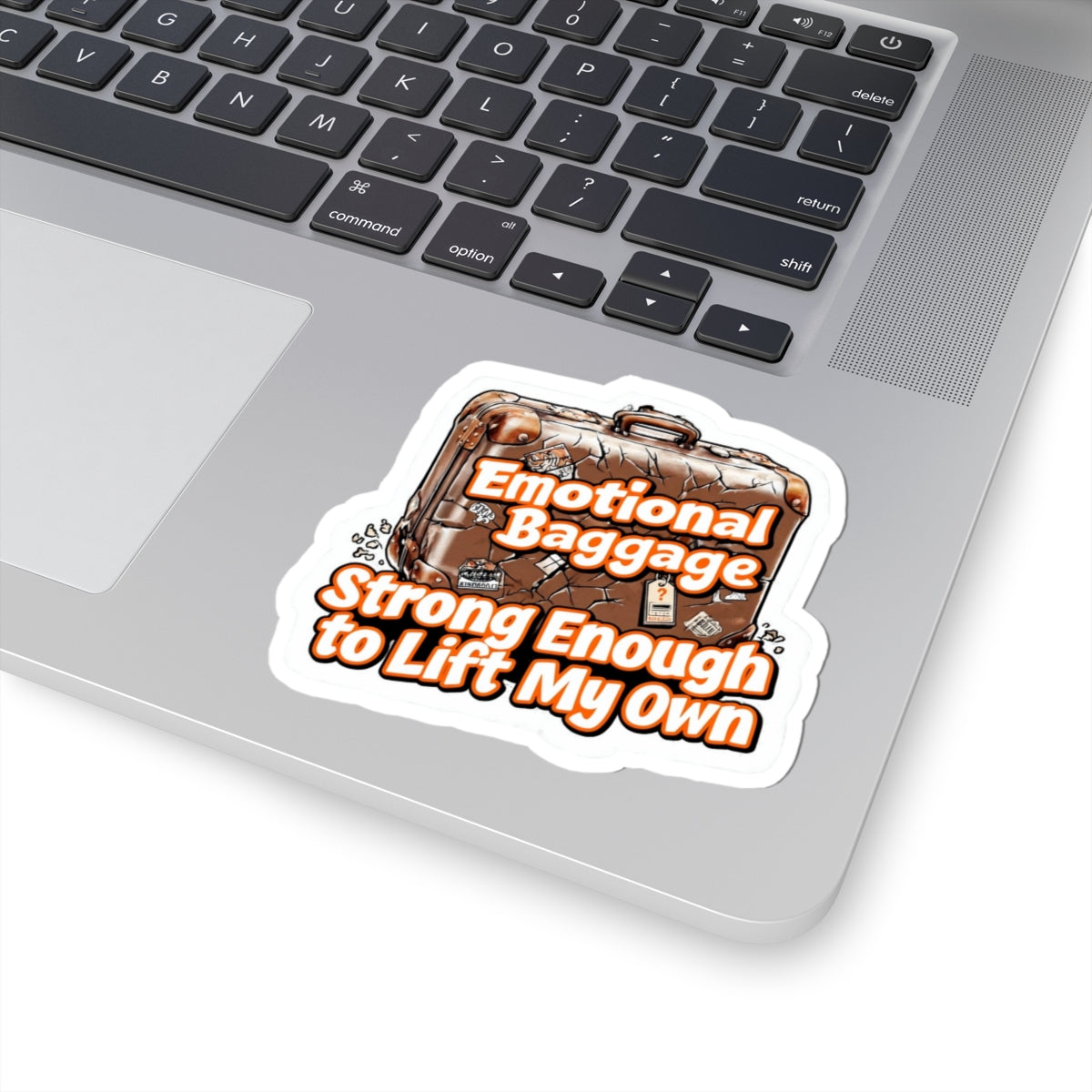 Emotional Baggage Kiss-Cut Stickers, Funny Gift for Self-Care, Laptop Decor, Travel Enthusiast, Mental Health Awareness