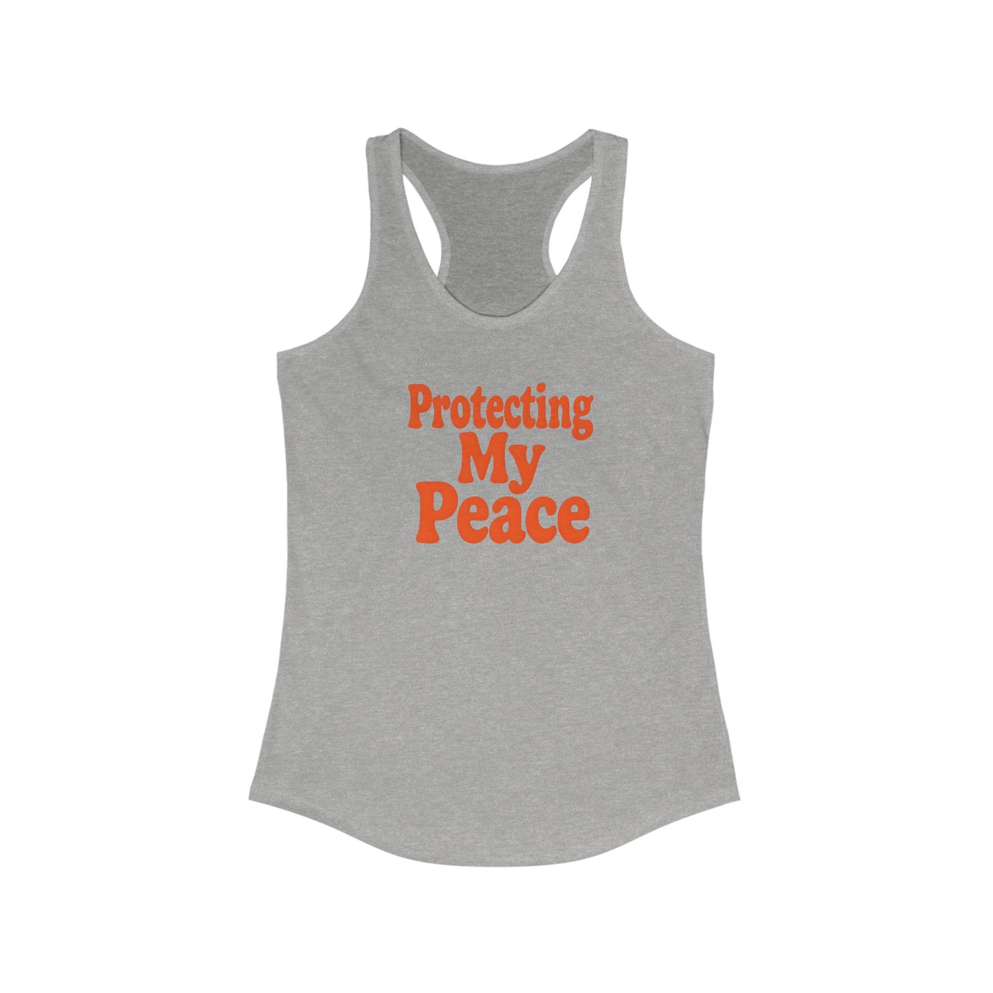 Protecting My Peace Racerback Tank for Women