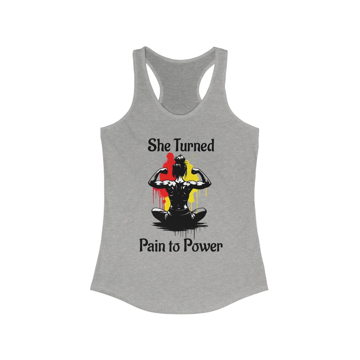 Empowering Women's Racerback Tank, Fitness Apparel, Gym Wear, Motivational T-Shirt, Inspirational Clothing, Gift for Her