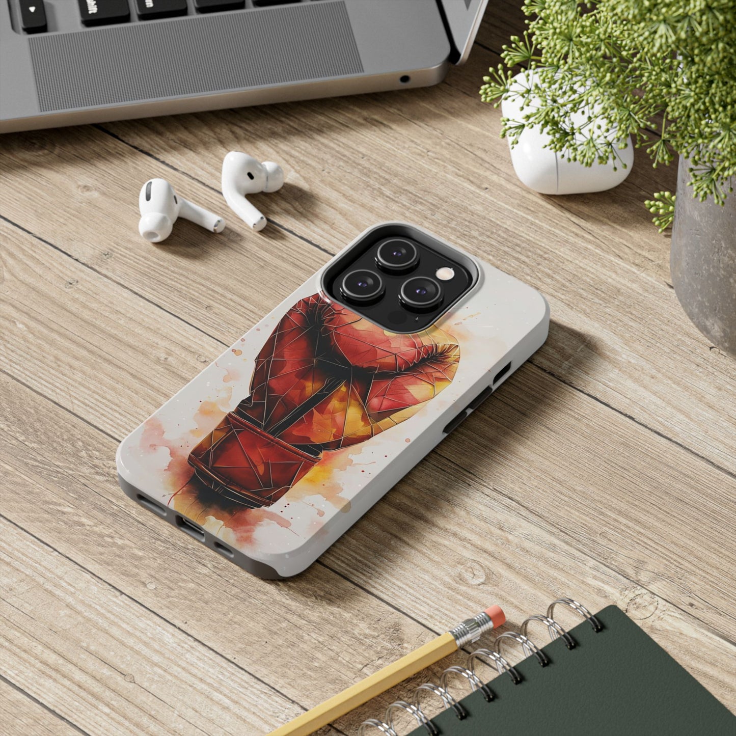 Boxing Gloves Phone Case, Tough Phone Case, Sporty Phone Cover, Unique Gift, Art Phone Accessories, Boxing Fan Gift