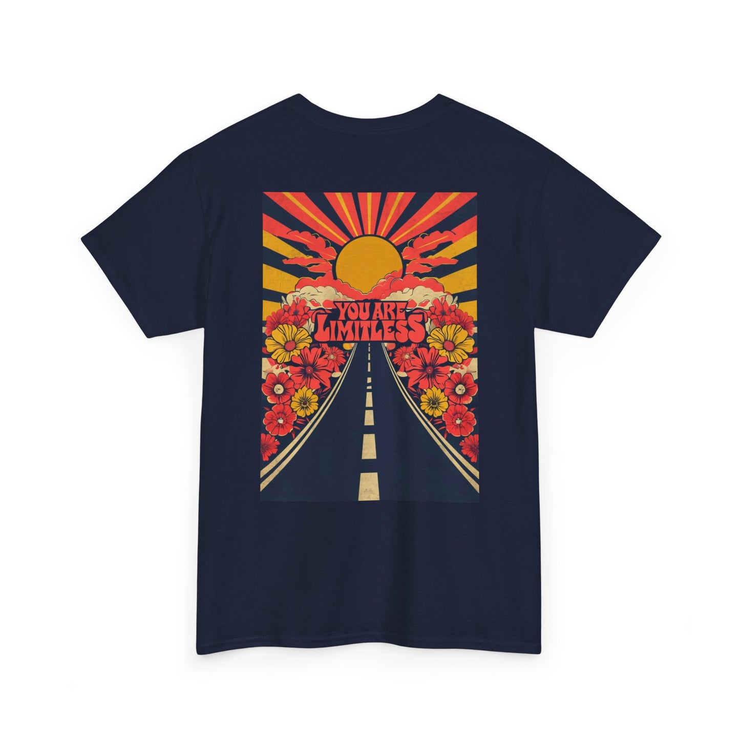 Limitless Unisex Heavy Cotton Tee, Inspirational Shirt, Motivational Tee, Gift for Her, Summer Fashion, Positive Vibes