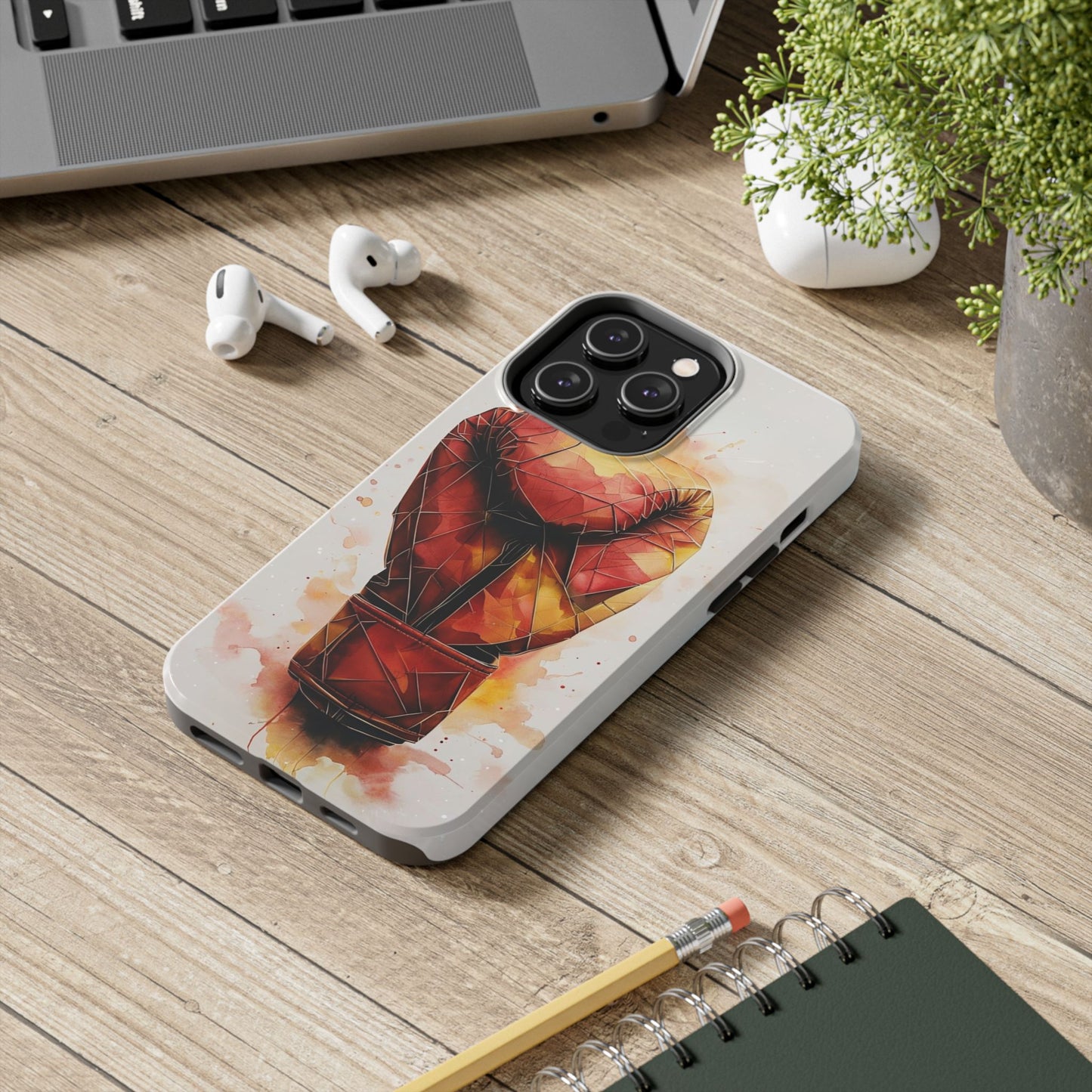Boxing Gloves Phone Case, Tough Phone Case, Sporty Phone Cover, Unique Gift, Art Phone Accessories, Boxing Fan Gift