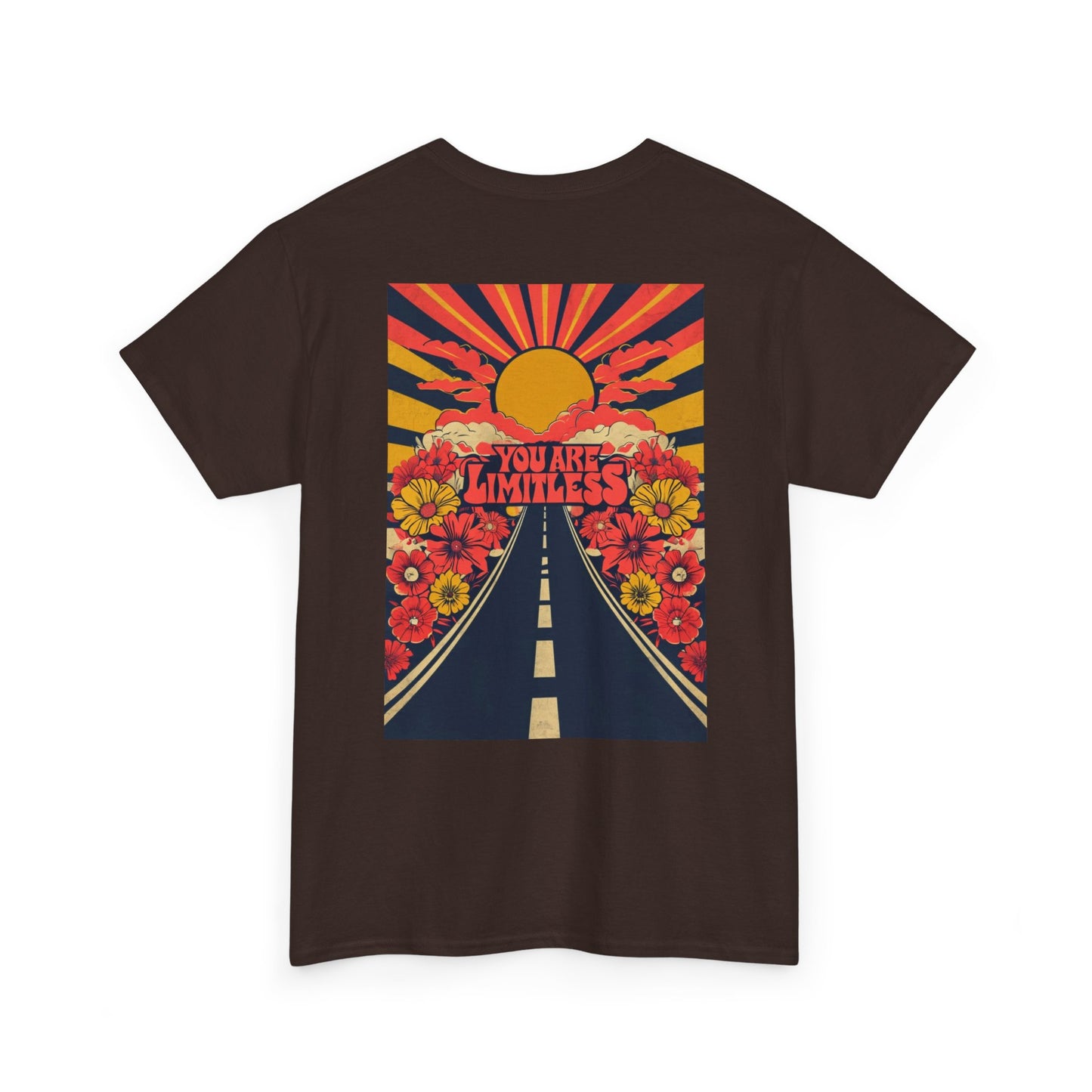 Limitless Unisex Heavy Cotton Tee, Inspirational Shirt, Motivational Tee, Gift for Her, Summer Fashion, Positive Vibes