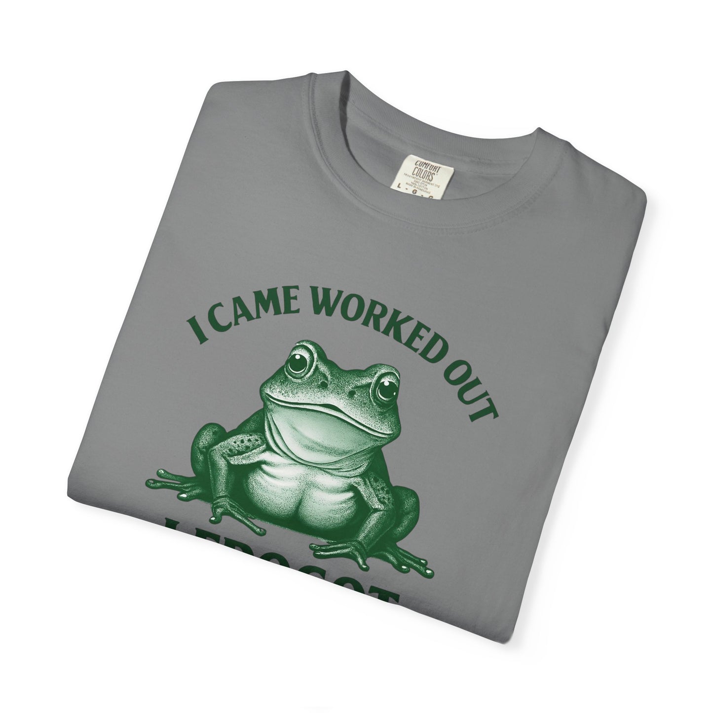 Playful Frog Gym Tee - Funny Workout T-Shirt, Unisex Humor Shirt, Gift for Fitness Lovers, Cute Gym Outfits, Casual Wear