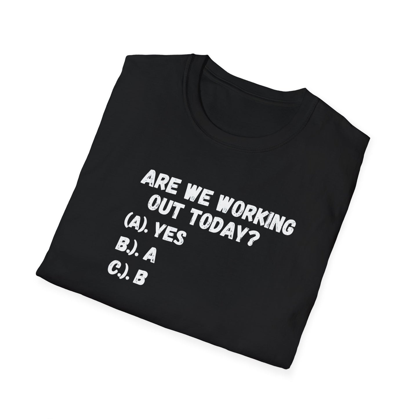 Funny Workout Decision T-Shirt, Gift for Fitness Lovers, Gym Humor Tee, Unisex Workout Shirt, Motivational Gym Apparel