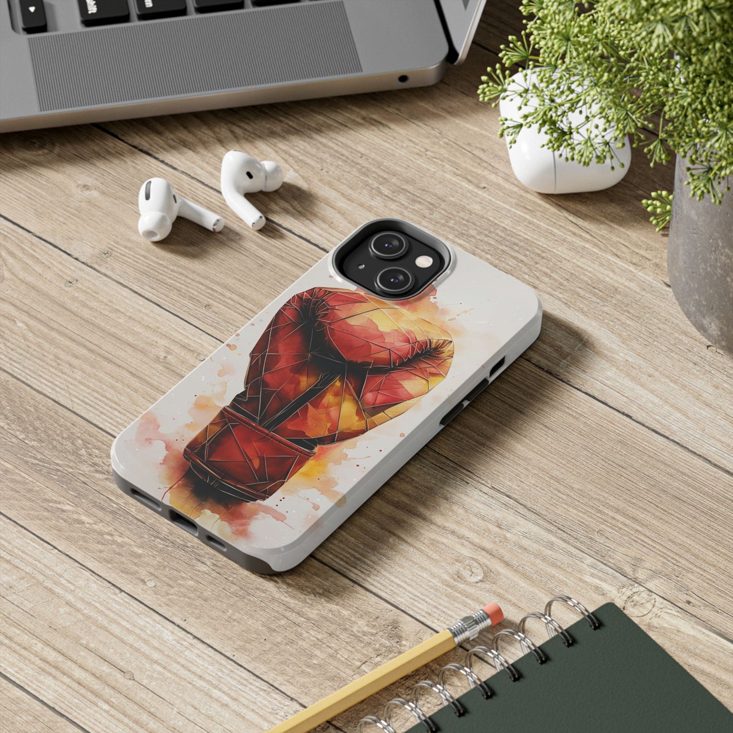Boxing Gloves Phone Case, Tough Phone Case, Sporty Phone Cover, Unique Gift, Art Phone Accessories, Boxing Fan Gift