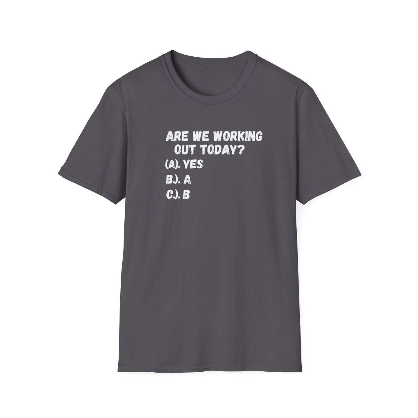 Funny Workout Decision T-Shirt, Gift for Fitness Lovers, Gym Humor Tee, Unisex Workout Shirt, Motivational Gym Apparel