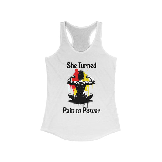 Empowering Women's Racerback Tank, Fitness Apparel, Gym Wear, Motivational T-Shirt, Inspirational Clothing, Gift for Her
