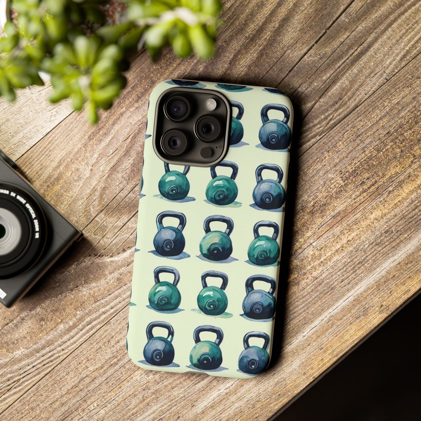 Kettlebell Phone Case - Fitness Lover's Tough Cover, Gym Gift, Workout Accessory, Durable Phone Protection, Personalized Kettlebell Case