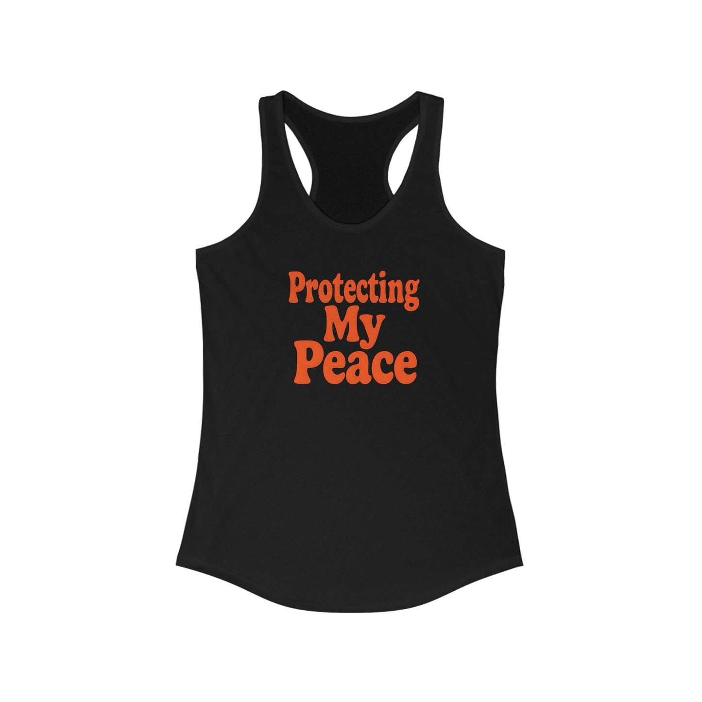 Protecting My Peace Racerback Tank for Women