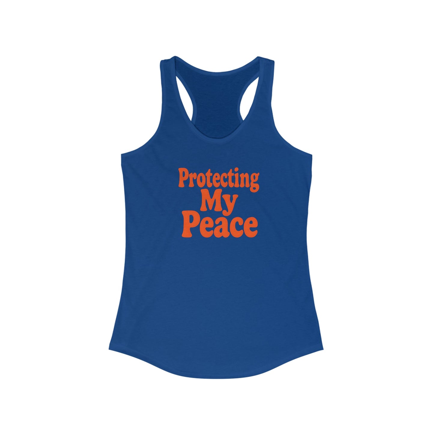 Protecting My Peace Racerback Tank for Women
