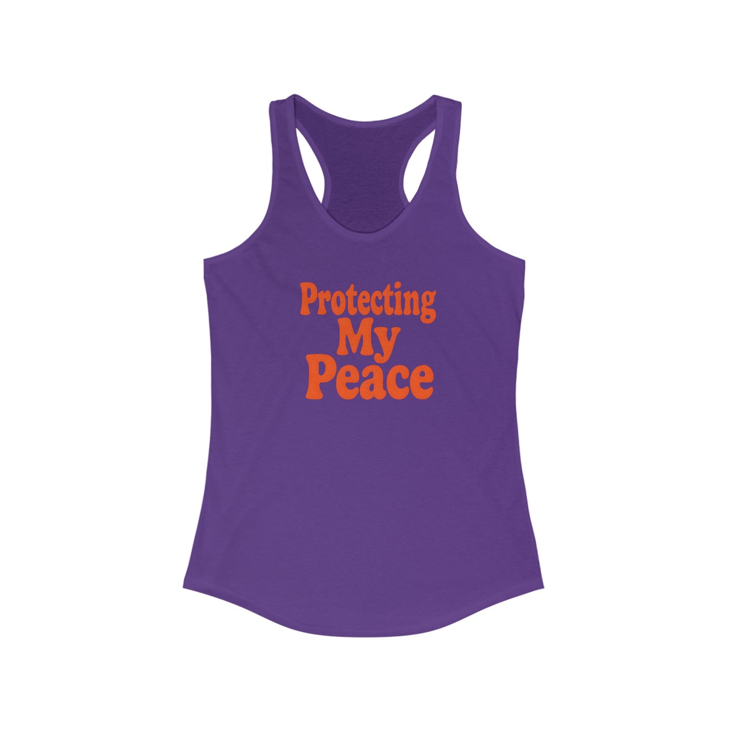 Protecting My Peace Racerback Tank for Women