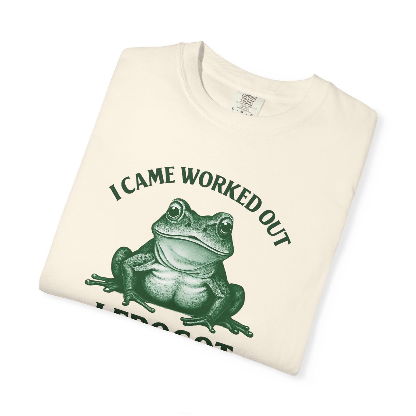 Playful Frog Gym Tee - Funny Workout T-Shirt, Unisex Humor Shirt, Gift for Fitness Lovers, Cute Gym Outfits, Casual Wear