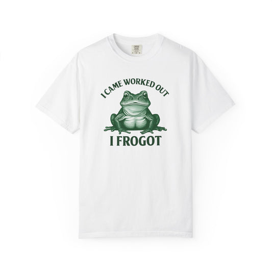 Playful Frog Gym Tee - Funny Workout T-Shirt, Unisex Humor Shirt, Gift for Fitness Lovers, Cute Gym Outfits, Casual Wear
