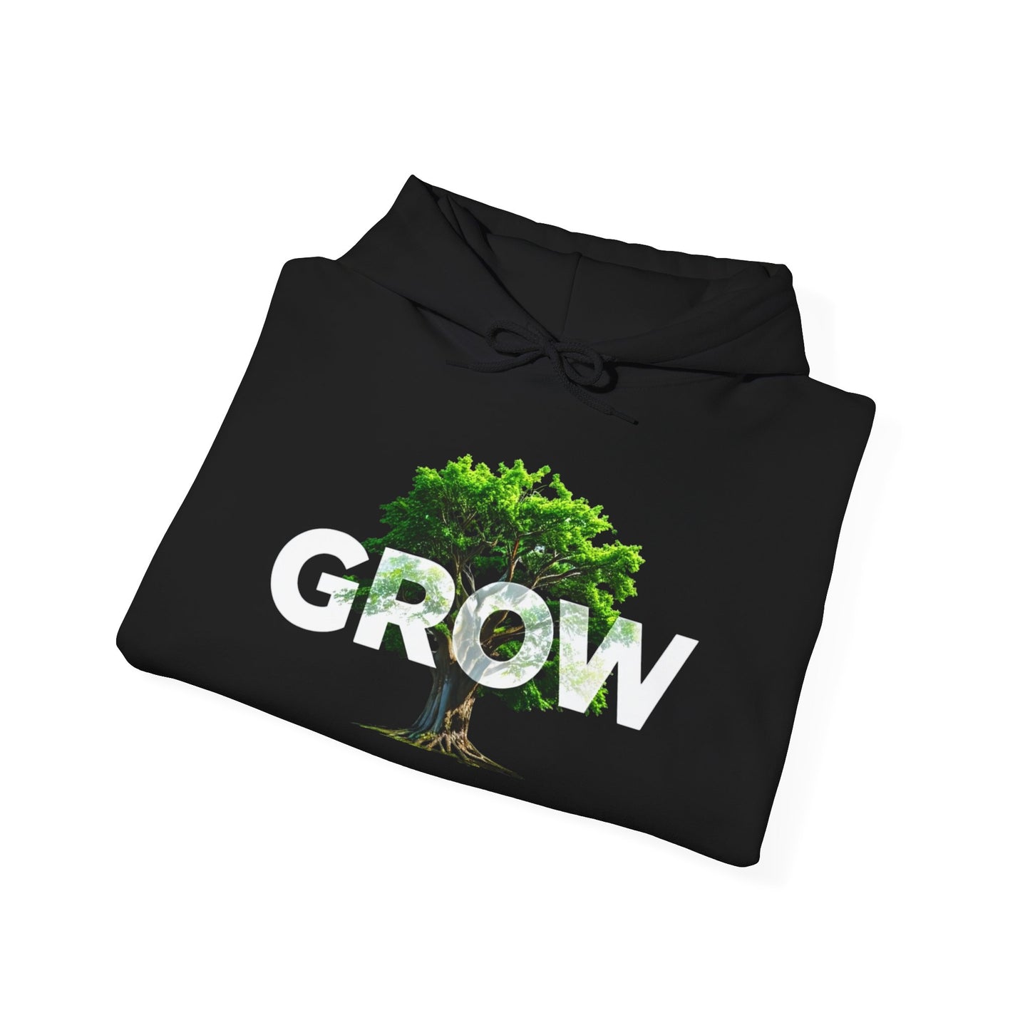 "Grow" Unisex Hoodie – Nature Lover Gift, Tree Sweatshirt, Eco-Friendly Apparel, Inspirational Clothing, Unisex Outfit