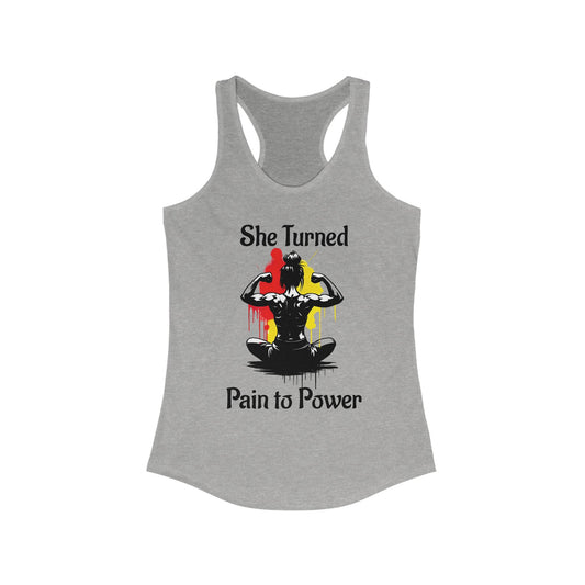 Empowering Women's Racerback Tank, Fitness Apparel, Gym Wear, Motivational T-Shirt, Inspirational Clothing, Gift for Her