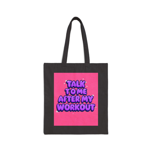 Workout Motivation Tote Bag, Gym Bag, Fitness Accessory, Workout Gift, Eco-Friendly Shopping Bag, Everyday Use