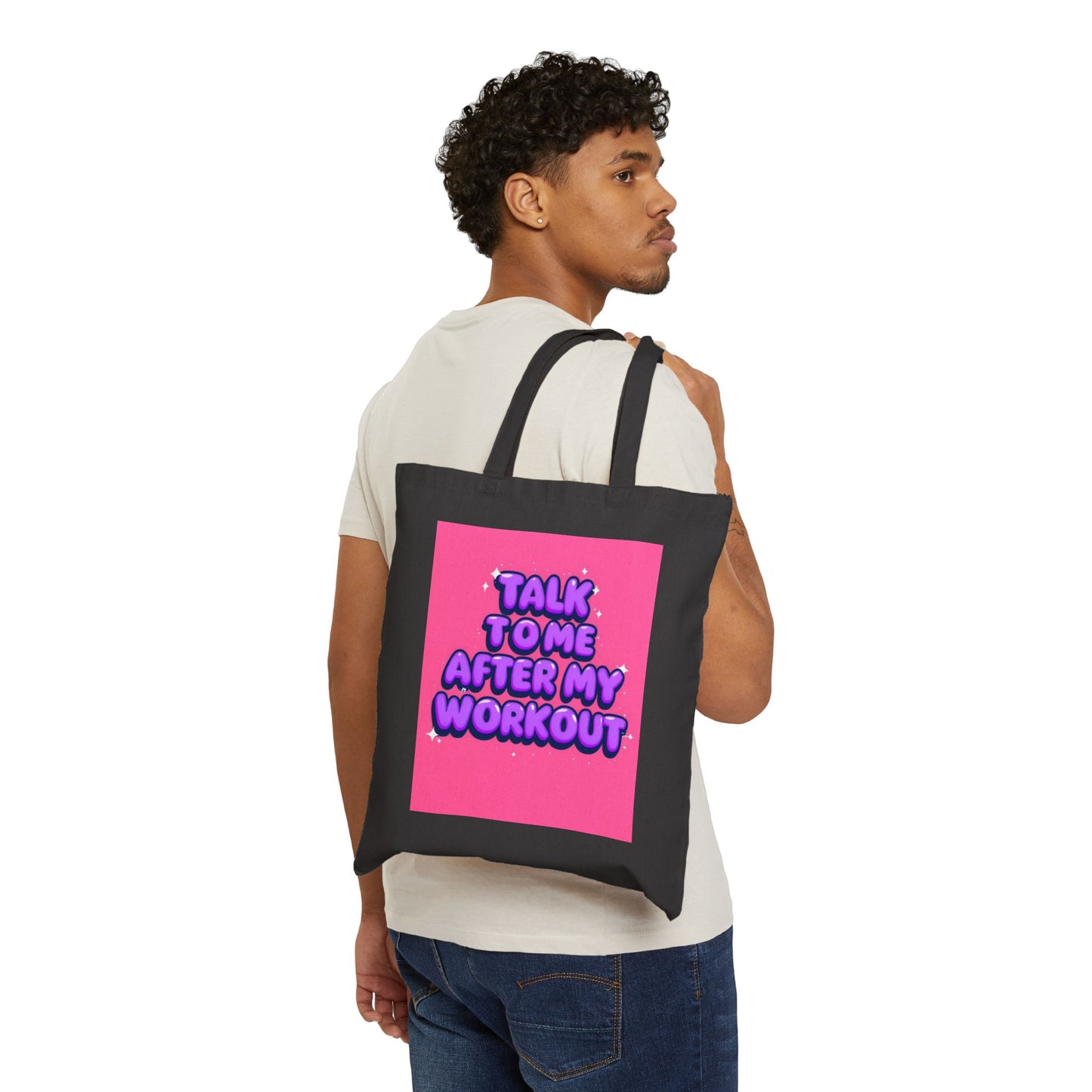Workout Motivation Tote Bag, Gym Bag, Fitness Accessory, Workout Gift, Eco-Friendly Shopping Bag, Everyday Use