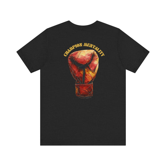 Champion Mentality Unisex Tee - Motivational Fitness Shirt, Boxing Lover Gift, Workout Wear, Gym Apparel, Inspirational Tee