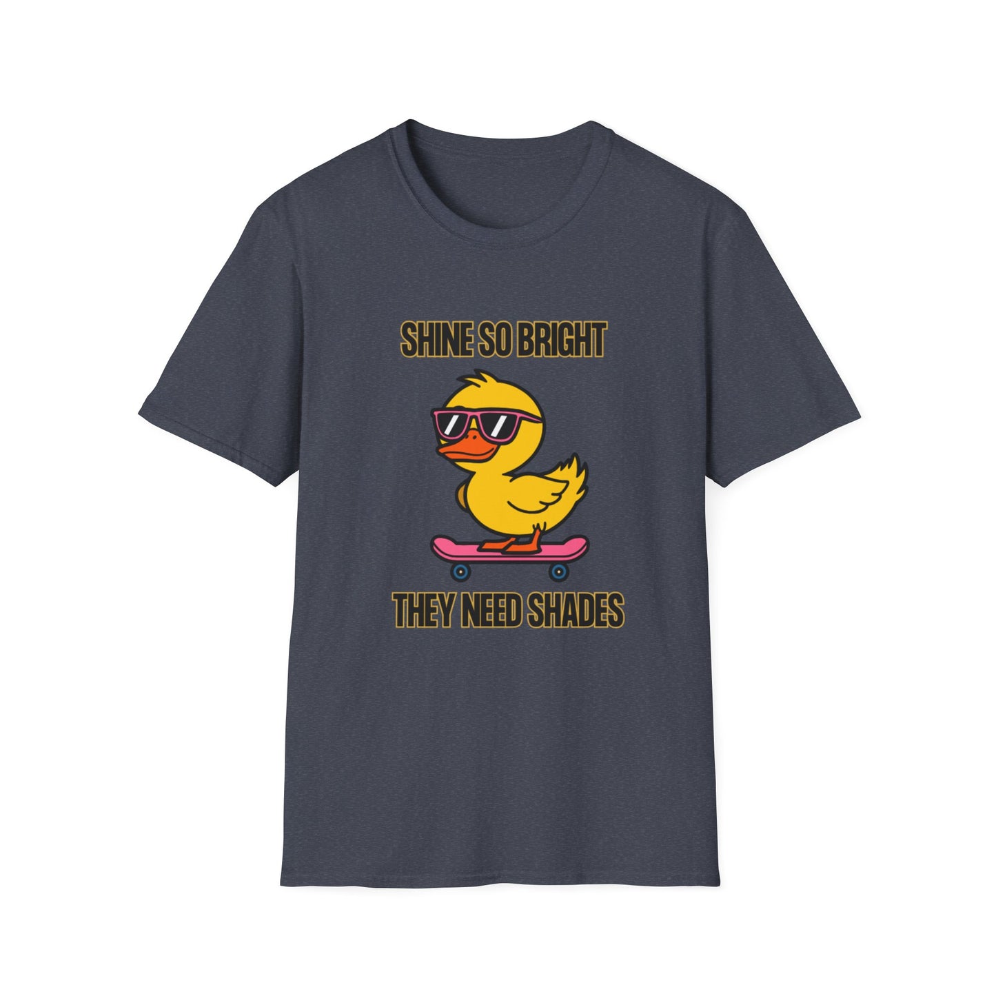 Cool Duck Graphic T-Shirt – Fun Summer Vibes, Perfect for Kids & Teens, Gift for Birthdays, Casual Wear, Skateboarders