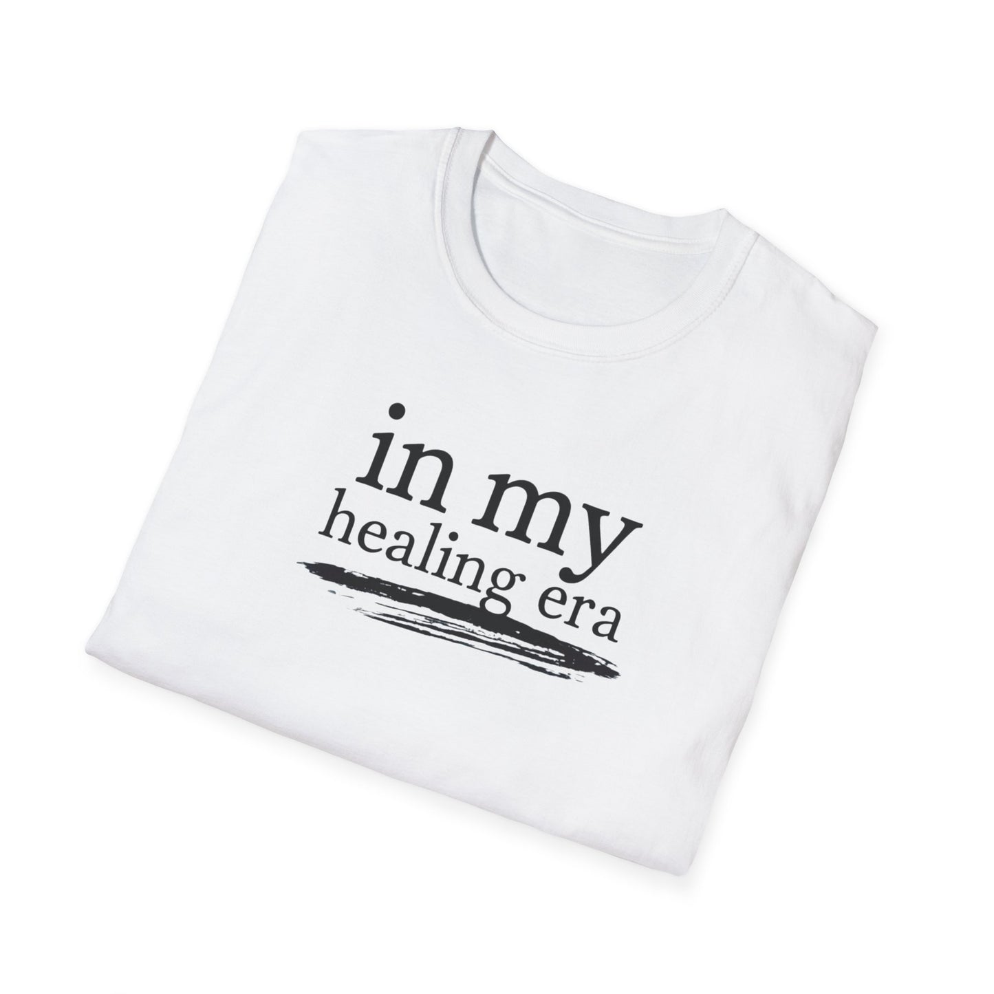 Healing Era T-Shirt, Soft Cotton Tee for Self-Care, Gift for Friends, Motivational Apparel, Mental Health Awareness Tee
