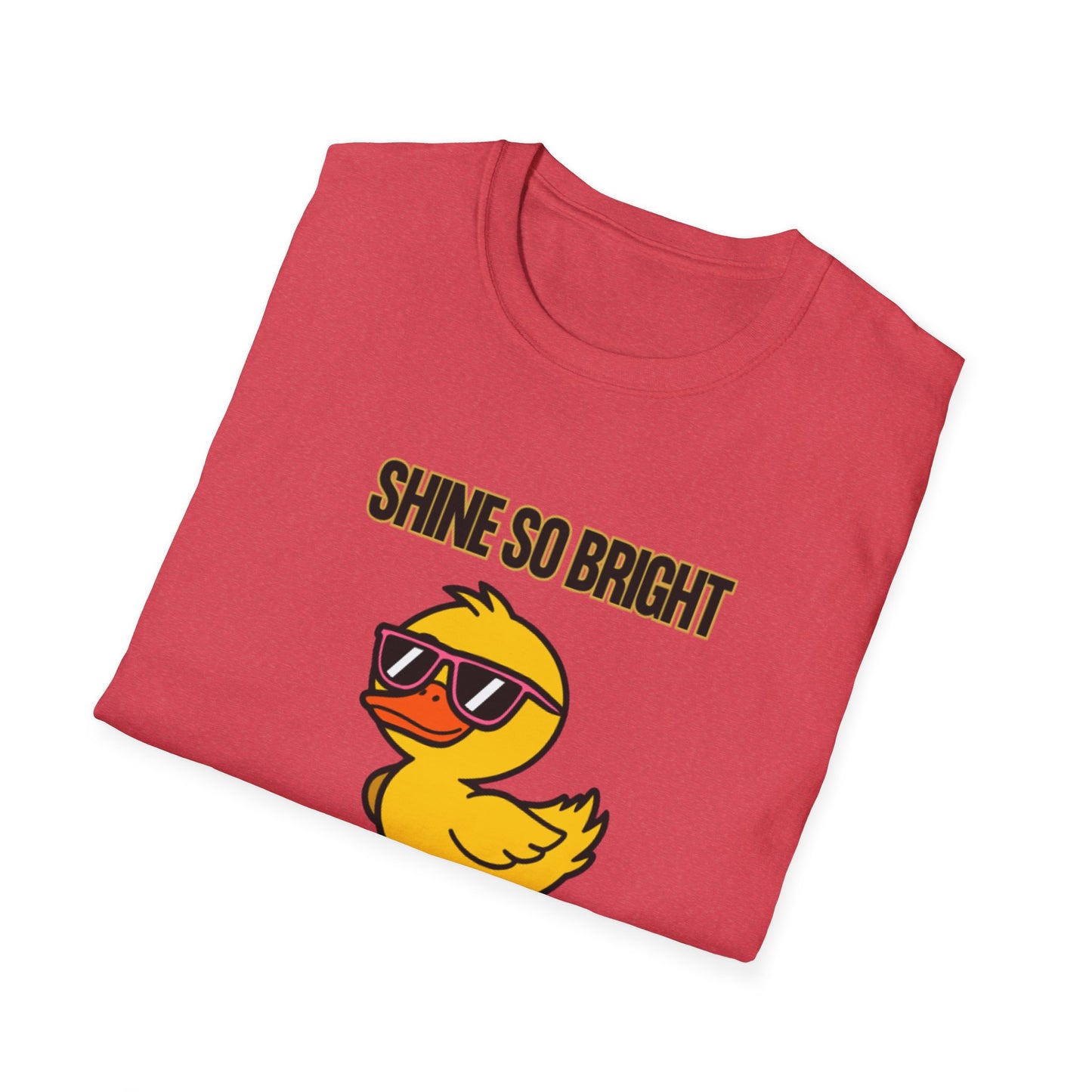 Cool Duck Graphic T-Shirt – Fun Summer Vibes, Perfect for Kids & Teens, Gift for Birthdays, Casual Wear, Skateboarders