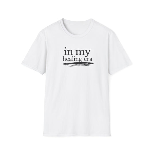 Healing Era T-Shirt, Soft Cotton Tee for Self-Care, Gift for Friends, Motivational Apparel, Mental Health Awareness Tee