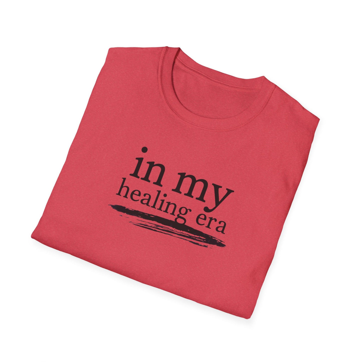 Healing Era T-Shirt, Soft Cotton Tee for Self-Care, Gift for Friends, Motivational Apparel, Mental Health Awareness Tee